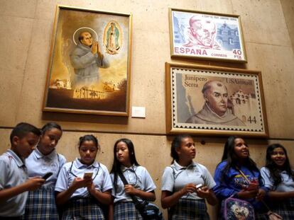 Alumnos de una escuela cat&oacute;lica en Washington.