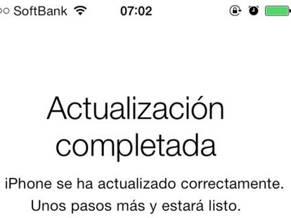 El 41% de los aparatos Apple se ha adaptado al iOS 7 en dos días