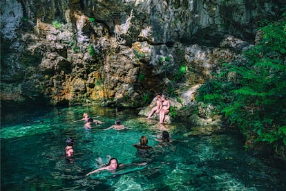 Laguna Azul en Río San Juan (República Dominicana)