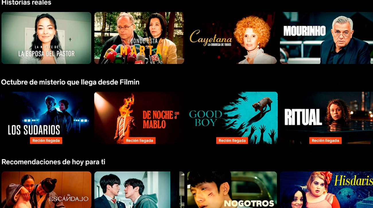 Netflix lanza en España una selección mensual de cine y documentales que llega desde Filmin 