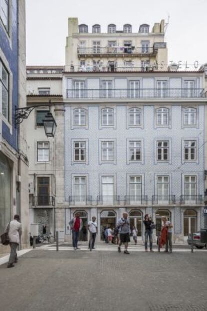 Fachada del proyecto ganador en Lisboa.