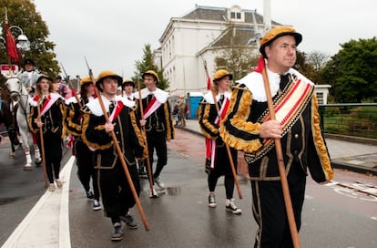 Procesi&oacute;n del 3 de octubre del a&ntilde;o pasado.