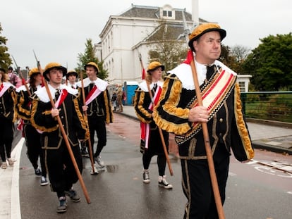 Procesi&oacute;n del 3 de octubre del a&ntilde;o pasado.