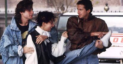 Una imagen del trío Mecano, en 1987.