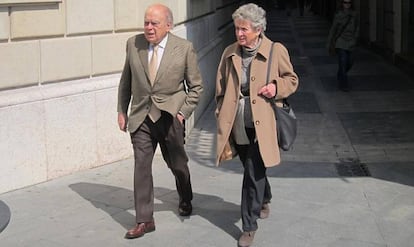 Jordi Pujol i la seva dona, Marta Ferrusola.