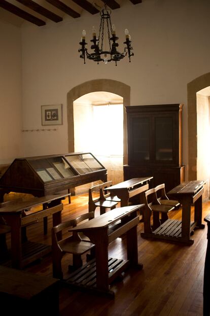 Aula del Instituto Antonio Machado de Soria, donde el poeta español fue profesor de Francés entre 1907 y 1912.
