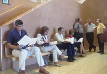 Un grupo de participantes en la reunión de decanos de Educación en Valladolid, la pasada semana.
