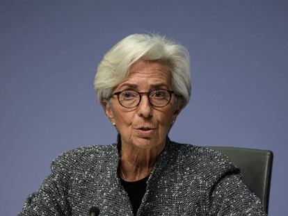 Christine Lagarde, presidenta del BCE. 