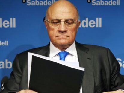 Josep Oliu, presidente de Banco Sabadell