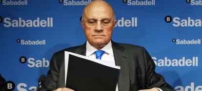 Josep Oliu, presidente de Banco Sabadell