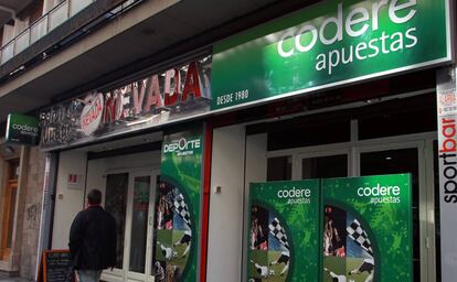 Imagen de una casa de apuestas de Codere.