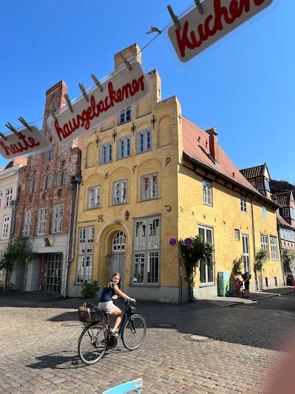 Calle de la Ciudad Vieja de Lübeck.