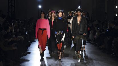 Final del desfile de Zadig & Voltaire celebrado en Manhattan el pasado febrero.