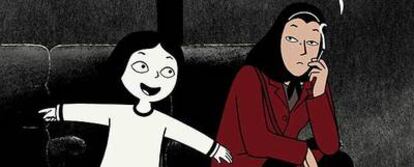 La pequeña Marjane Satrapi en un momento de <i>Persépolis.</i>