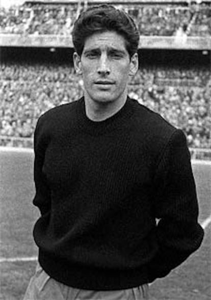 Rogelio Domínguez en su época madridista.