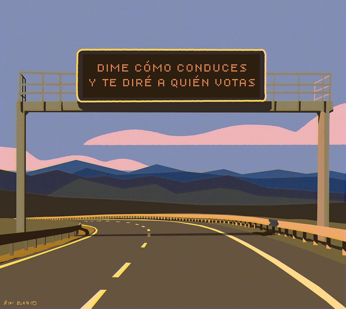 Riki Blanco: votante al volante