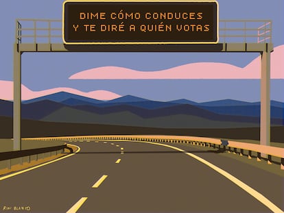 Riki Blanco: votante al volante