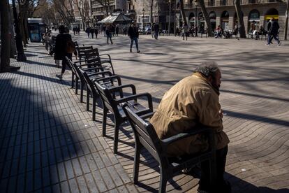 Estado actual de la Rambla de Barcelona