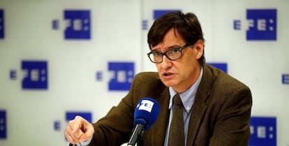 Salvador Illa, candidato del PSC a la Generalitat