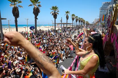 Desfile del Orgullo en Tel Aviv, este viernes.