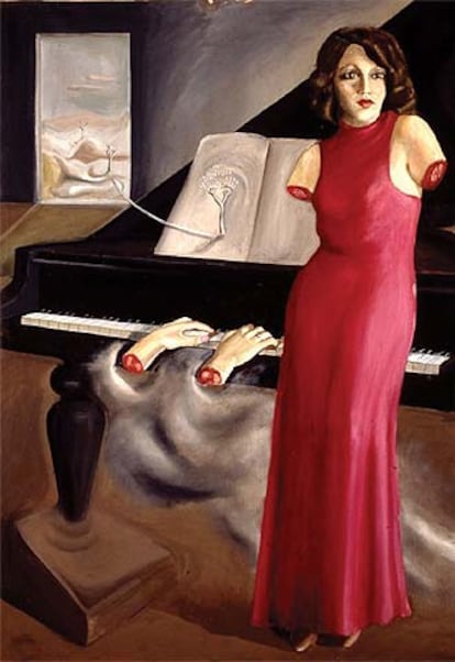 <i>Retrato de Roma </i>(1933), de Óscar Domínguez.