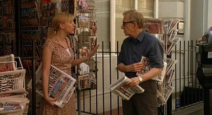 Scarlett Johansson y Woody Allen, en 'Scoop'.