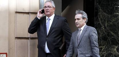 Francisco Verdú, izquierda, exconsejero delegado de Bankia