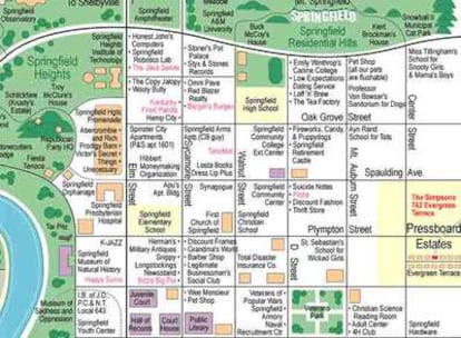 Mapa de Springfield