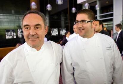 Ferran Adrià (izquierda) y Dani García.