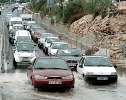 Efectos de las tormentas de septiembre en Alicante.