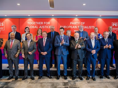 Los líderes progresistas presentes en la cumbre UE-CELAC se reúnen antes de la segunda jornada del evento que se celebra en Bruselas.