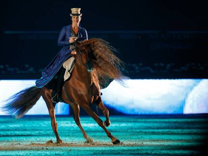 Clémence Faivre durante un espectáculo en Los Ángeles en 2014.