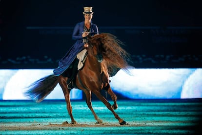 Clémence Faivre durante un espectáculo en Los Ángeles en 2014.