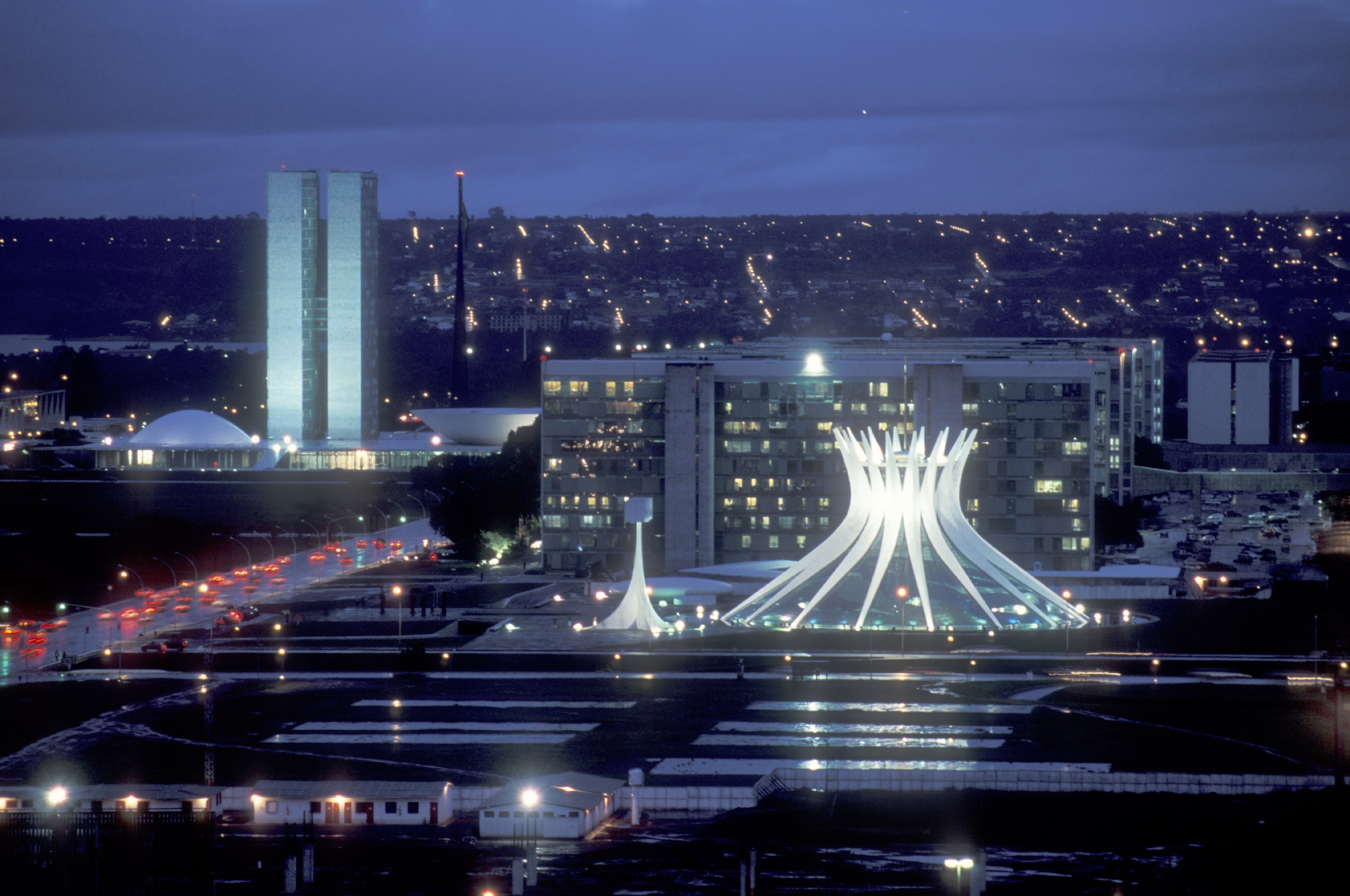 La plaza de los Tres Poderes, en Brasilia.