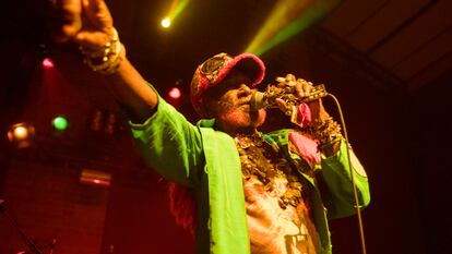 Lee ‘Scratch’ Perry, en un concierto en Londres en marzo de 2017.