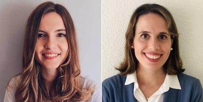 María Sánchez y Raquel Martínez, responsable del programa de fidelización de EL PAÍS. 