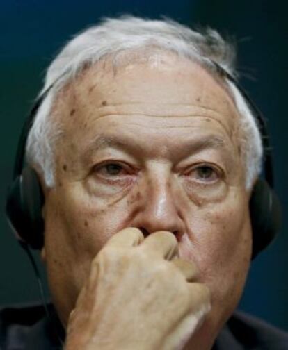 El ministro de Exteriores, Jos&eacute; Manuel Garc&iacute;a-Margallo. 
 