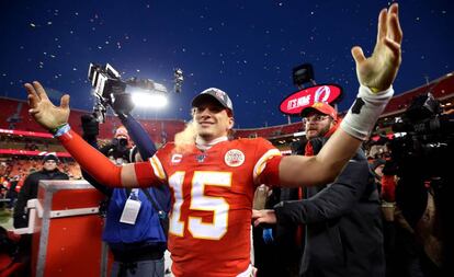 El 'quarterback' de Kansas City, Patrick Mahomes.