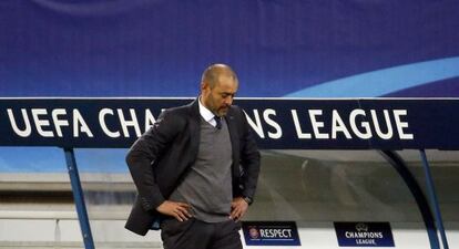 Nuno, durante el partido ante el Gante.