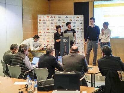 Hackaton organizado por el MIDE en colaboración con IBM, Ferrovial y Calidad Pascual