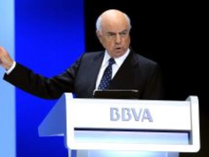 El presidente del BBVA, Francisco Gonz&aacute;lez