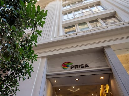 Sede del grupo PRISA en la Gran Vía, en Madrid.
