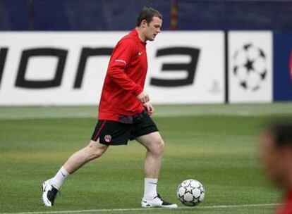 Rooney se estrena ayer en San Siro.