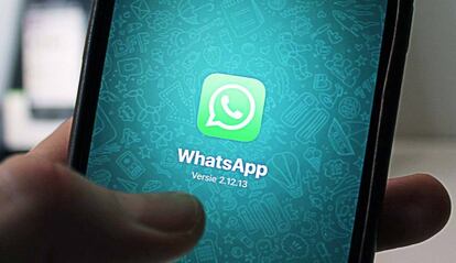 WhatsApp en un smartphone