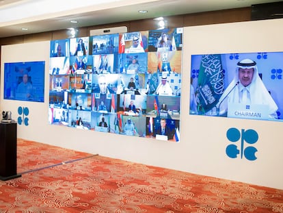 La cumbre de la OPEC por videoconferencia, durante el fin de semana.