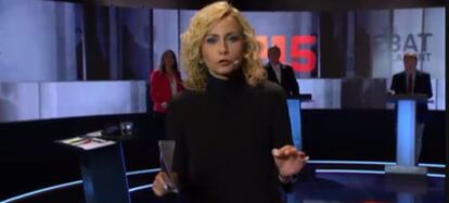 M&ograve;nica Terribas, al debat de TV3.