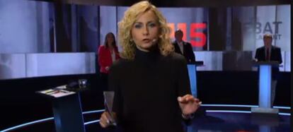 Mònica Terribas, al debat de TV3.