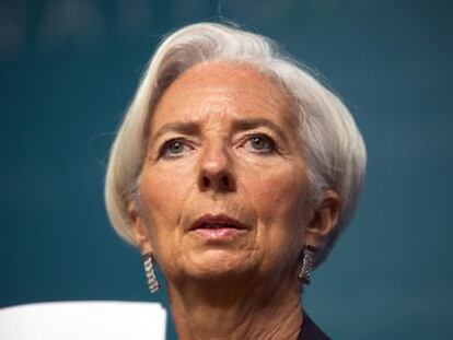 Christine Lagarde, directora del FMI, el pasado junio. 