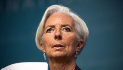 Christine Lagarde, directora del FMI, el pasado junio. 