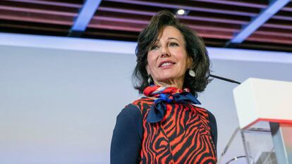 La presidenta del Banco Santander, Ana Botín.